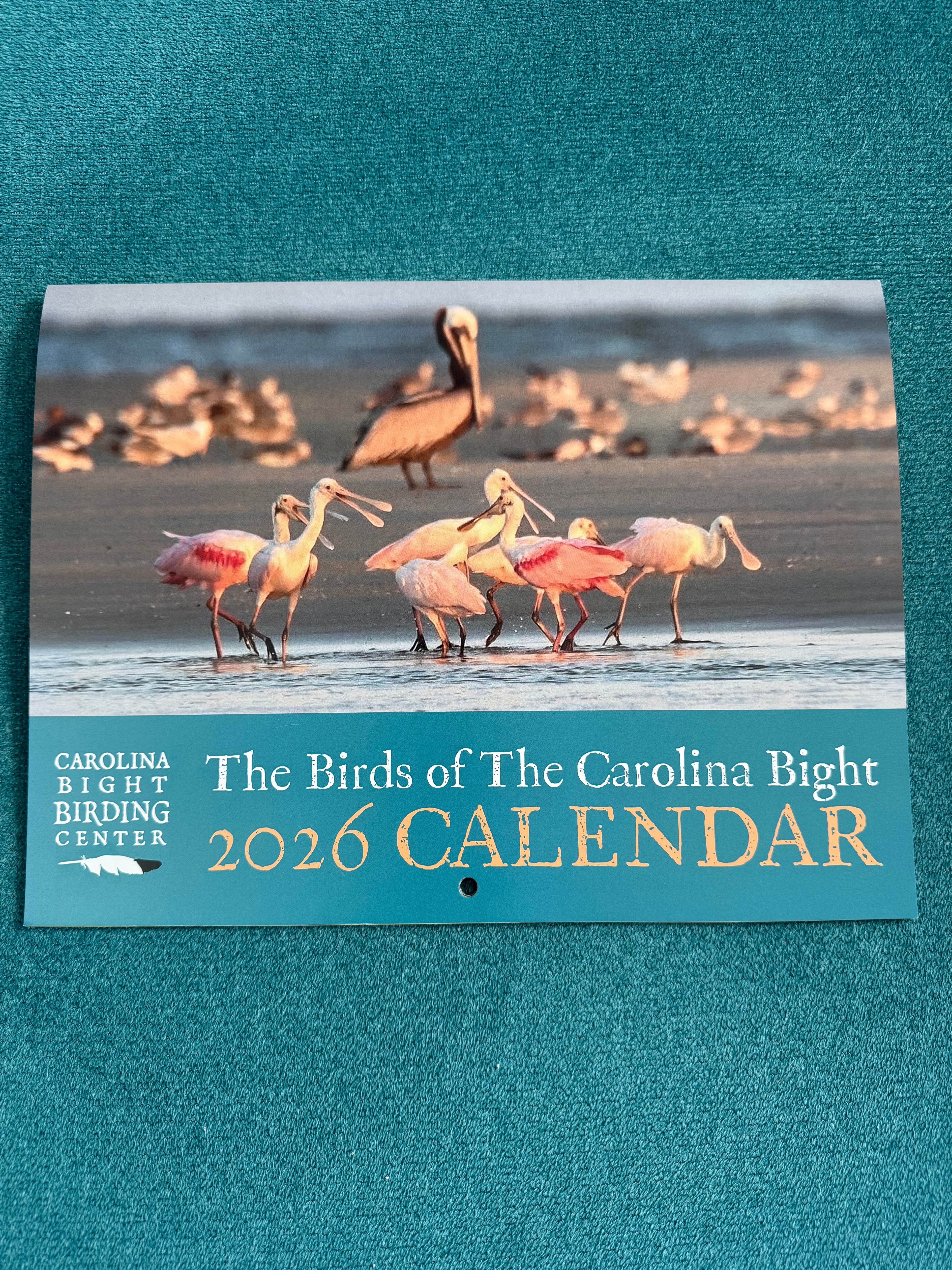 2026 Birds of The Carolina Bight Calendar